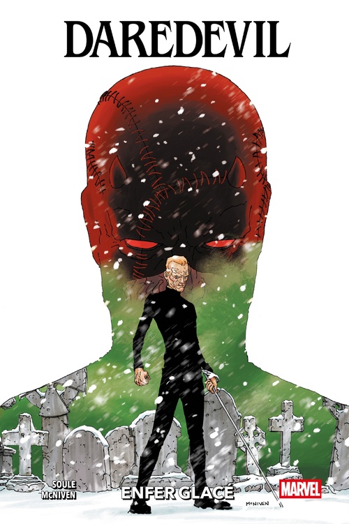ebook cover of Daredevil : Enfer Glacé, by Charles Soule, Steve McNiven