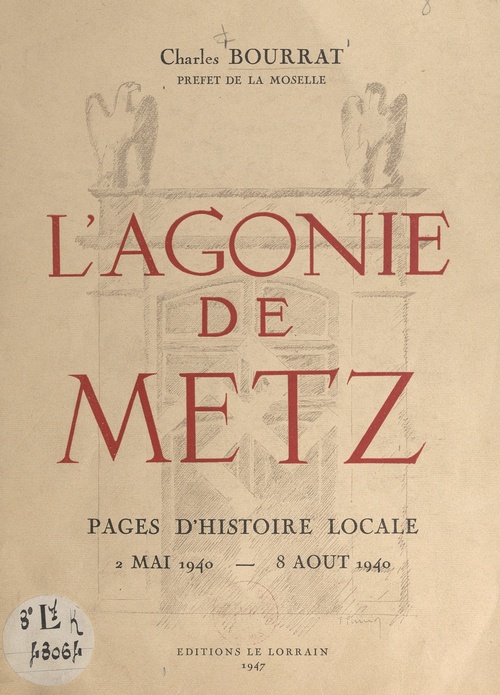 Couverture ebook de L'agonie de Metz, de Charles Bourrat