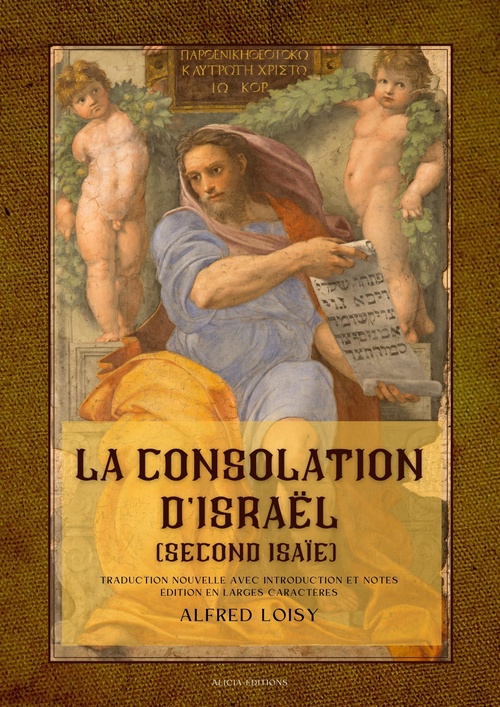 Couverture ebook de La consolation d'Israël (second Isaïe), de Alfred Loisy