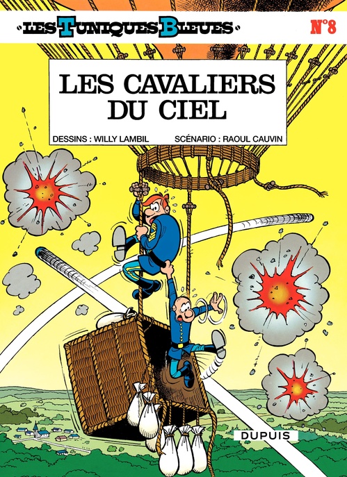 Couverture ebook de Les Tuniques Bleues - Tome 8 - Les cavaliers du ciel, de Raoul Cauvin, Willy Lambil