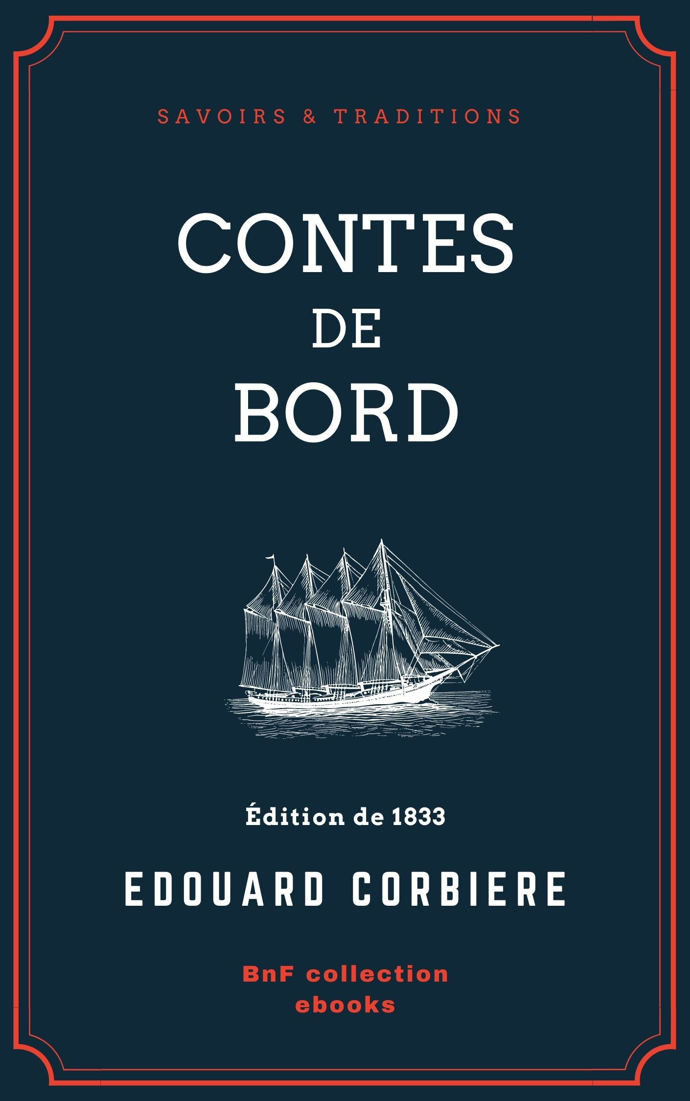 ebook cover of Contes de bord, by Edouard Corbiere
