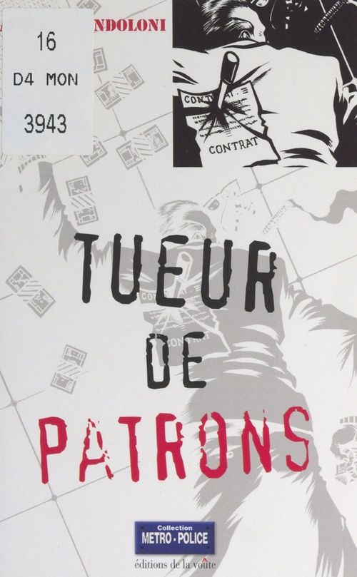 Couverture ebook de Tueur de patrons, de Jacques Mondoloni