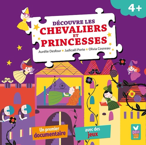 ebook cover of Découvre les chevaliers et princesses, by Aurélie Desfour