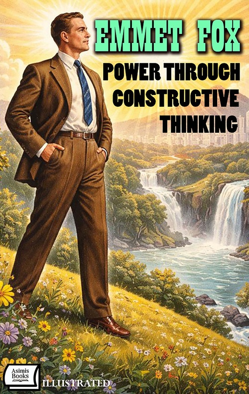 ebook cover of Power Through Constructive Thinking. Illustrated, by Emmet Fox