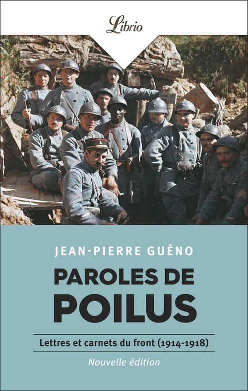 Couverture ebook de Paroles de Poilus, de Jean-Pierre Guéno