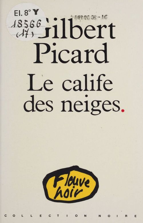 ebook cover of Le Calife des neiges, by Picard