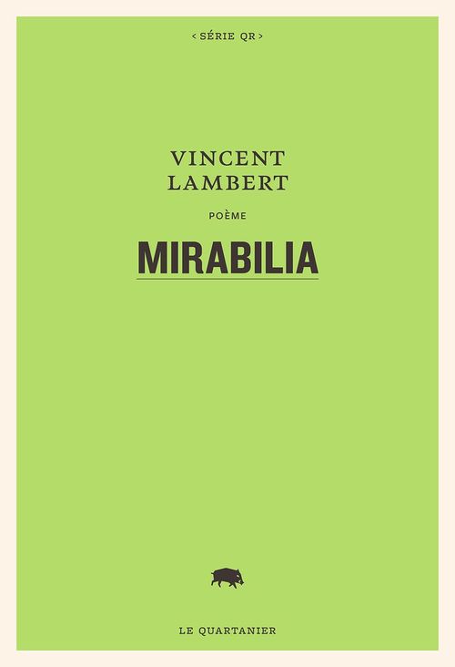 Couverture ebook de Mirabilia, de Vincent Lambert