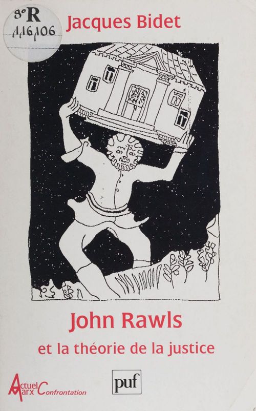 Couverture ebook de John Rawls et la théorie de la justice, de Jacques Bidet