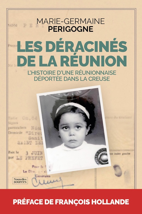 Couverture ebook de Les déracinés de la Réunion, de Marie-Germaine Perigogne