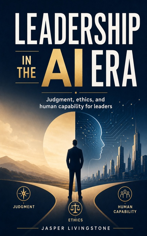 Couverture ebook de Leadership In The AI Era, de Jasper Livingstone