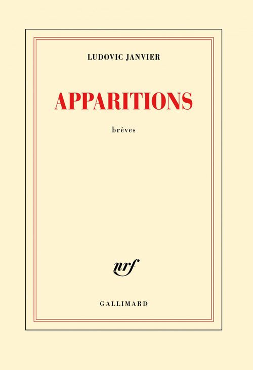 ebook cover of Apparitions. Brèves, by Ludovic Janvier