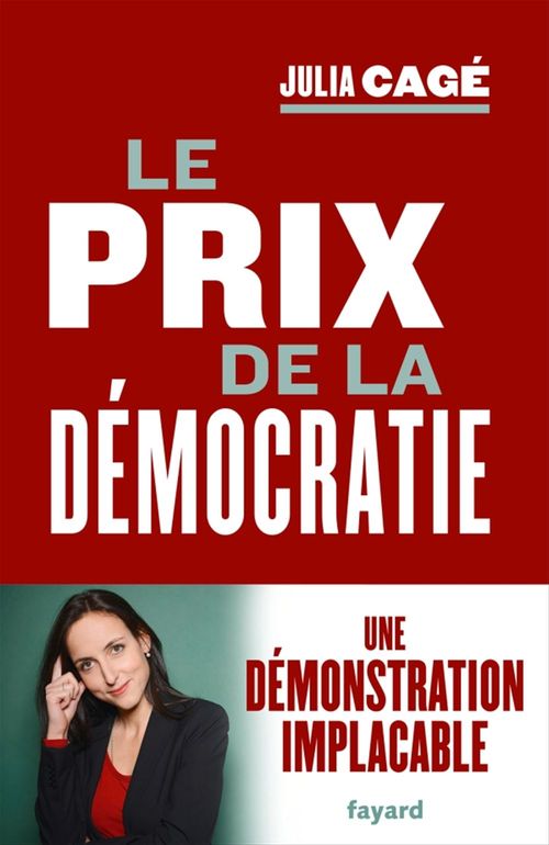 ebook cover of Le prix de la démocratie, by Julia Cagé