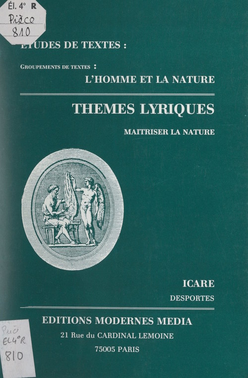 ebook cover of Icare, Desportes, by Anne-Marie Marina-Mediavilla, Francoise Pfirmann