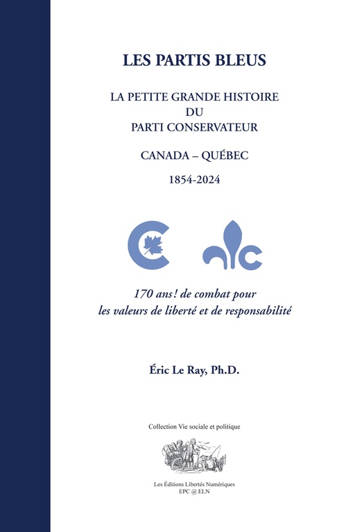 Couverture ebook de LES PARTIS BLEUS, de Eric Le Ray