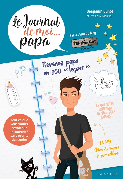 Couverture ebook de Le journal de moi... papa, de Benjamin Buhot, Frédérique Corre Montagu