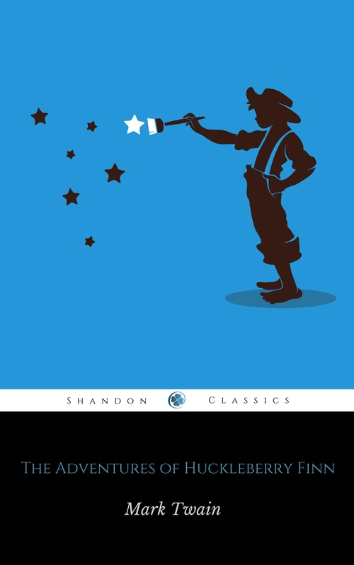 Couverture ebook de Adventures of Huckleberry Finn, de Mark Twain