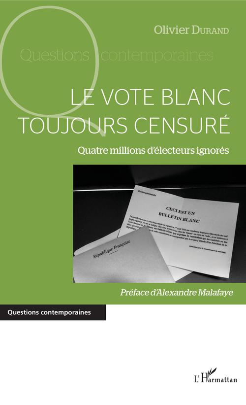 ebook cover of Vote blanc toujours censuré (Le), by Olivier Durand