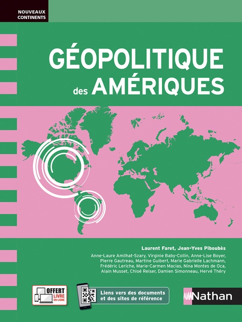 ebook cover of Géopolitique des Amériques, by Anne-Laure Amilhat-Szary, Pierre Gautreau, Martine Guibert, Marie-gabrielle Lachmann, Hervé Théry