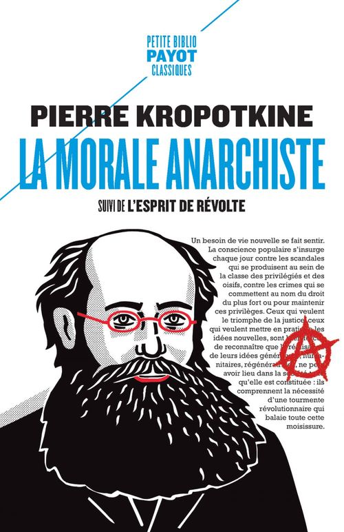 ebook cover of La morale anarchiste, by Pierre Kropotkine