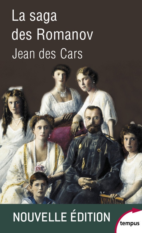 ebook cover of La saga des Romanov, by Jean Des Cars