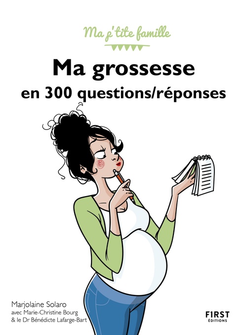 Couverture ebook de Ma grossesse en 300 questions/réponses, de Marjolaine Solaro