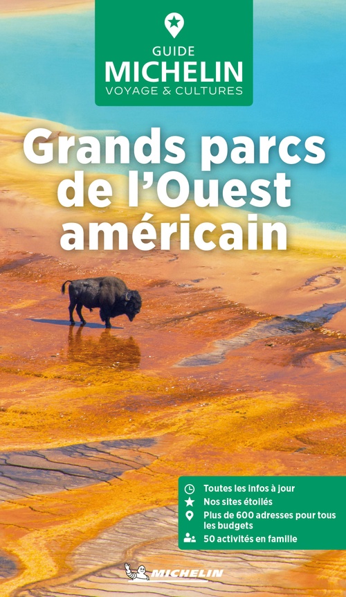 Couverture ebook de Guide Vert Grands parcs de l'Ouest américain epub, de Collectif