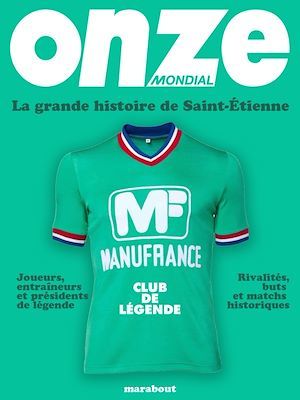Couverture ebook de La grande histoire de Saint-Etienne, de Onze mondial