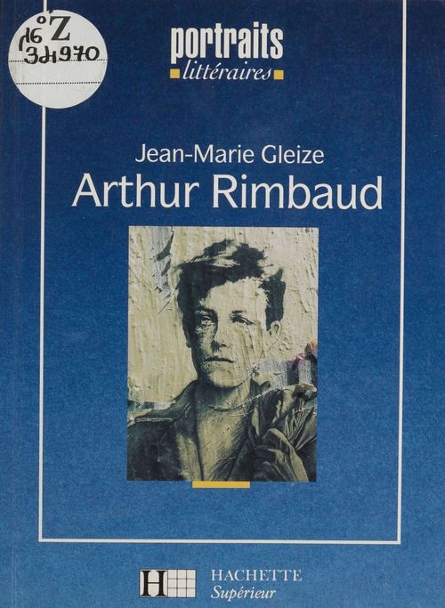 ebook cover of Arthur Rimbaud, by Jean-Marie Gleize