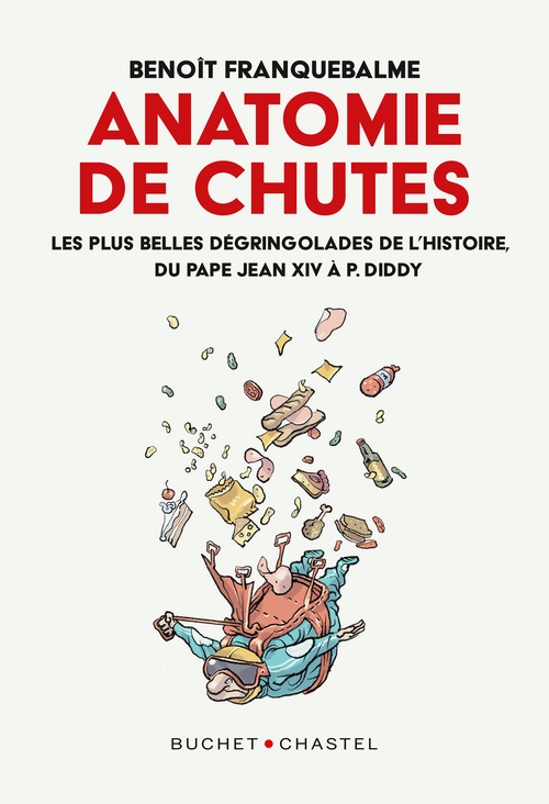 Couverture ebook de Anatomie de chutes, de Benoît Franquebalme