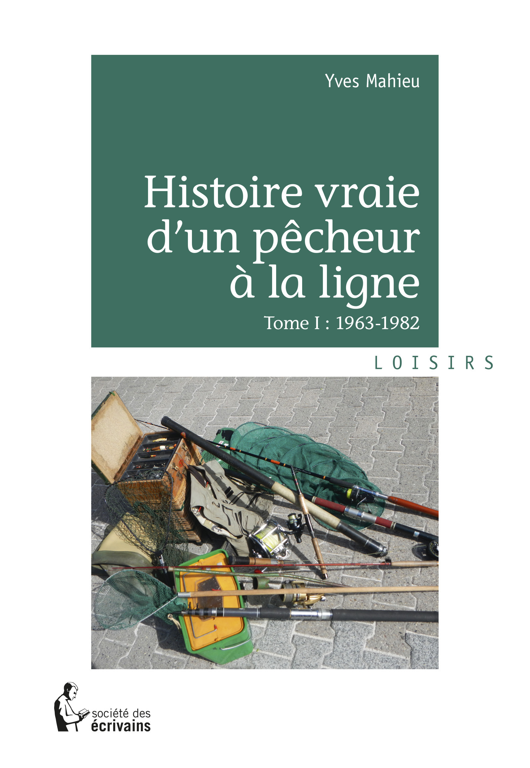 Couverture ebook de Histoire vraie d'un pêcheur à la ligne, de Yves Mahieu