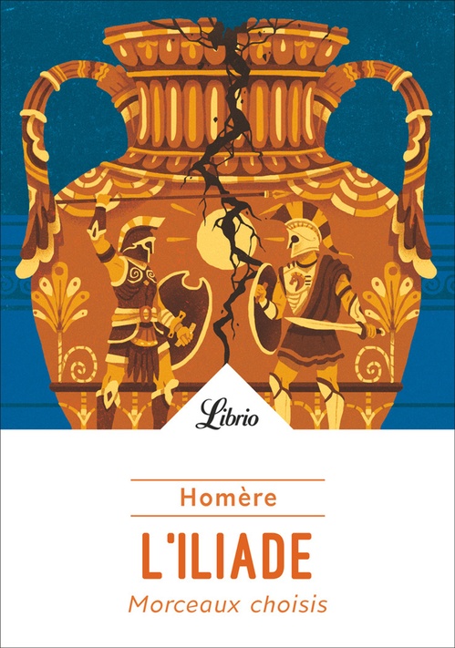 ebook cover of L'Iliade, by Homère