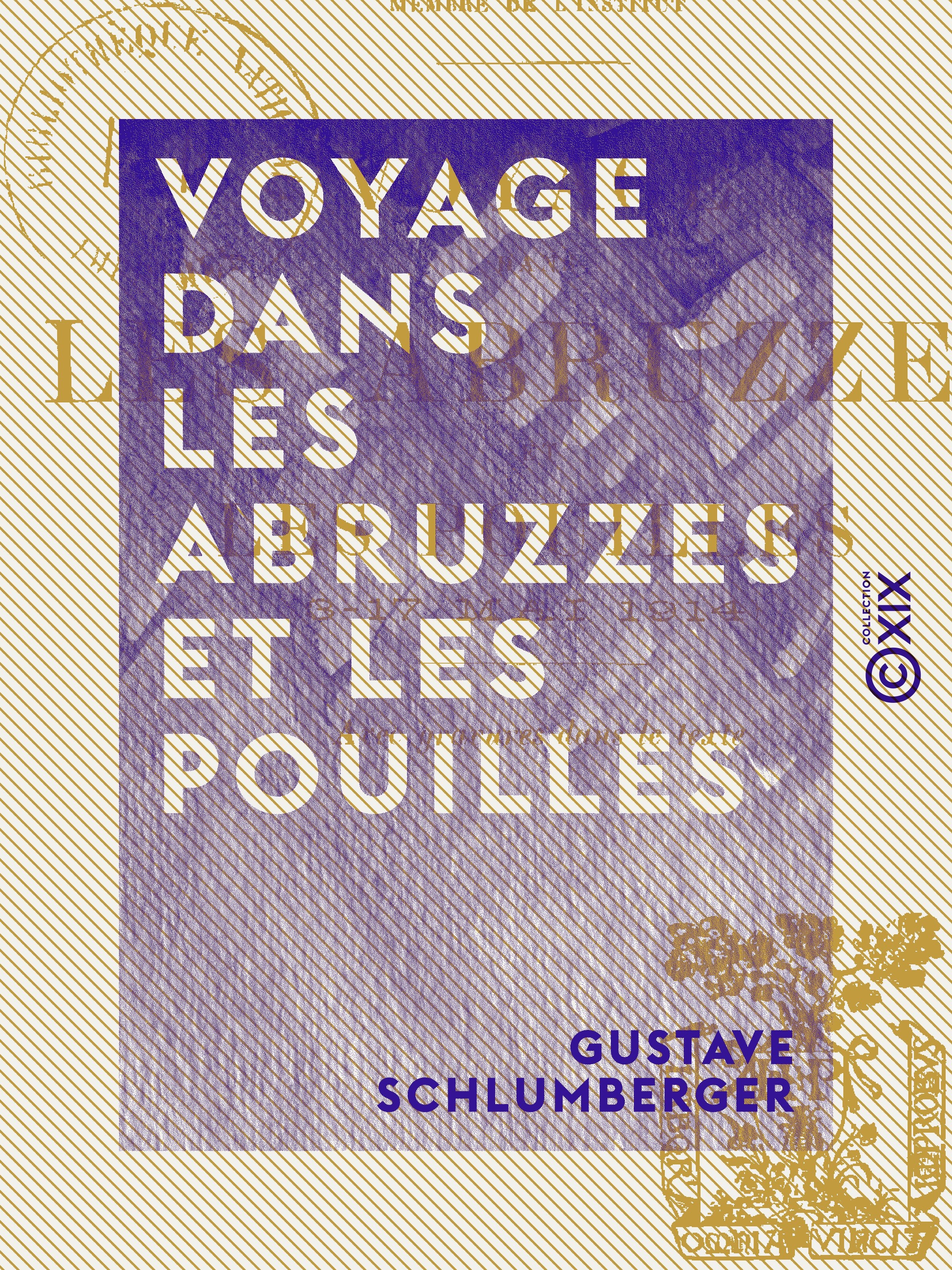 Couverture ebook de Voyage dans les Abruzzes et les Pouilles, de Gustave Schlumberger