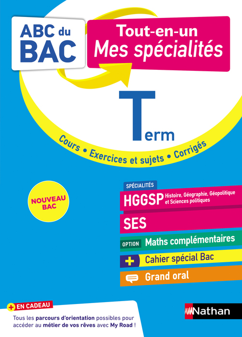 ebook cover of Tout-en-un - Term HGGSP SES + Maths complémentaires + Grand Oral, by Laetitia Benbassat, Frédéric Fouletier, Servane Marzin, Johann Protais