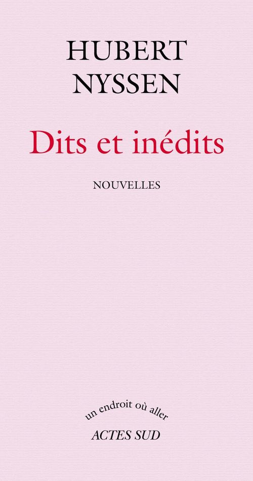 ebook cover of Dits et inédits, by Hubert Nyssen