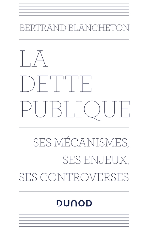 ebook cover of La dette publique, by Bertrand Blancheton