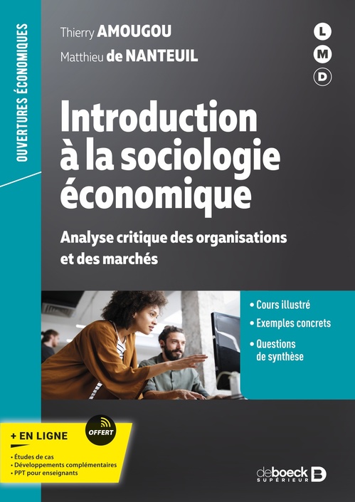 ebook cover of Introduction à la sociologie économique, by Thierry Amougou, Matthieu de Nanteuil