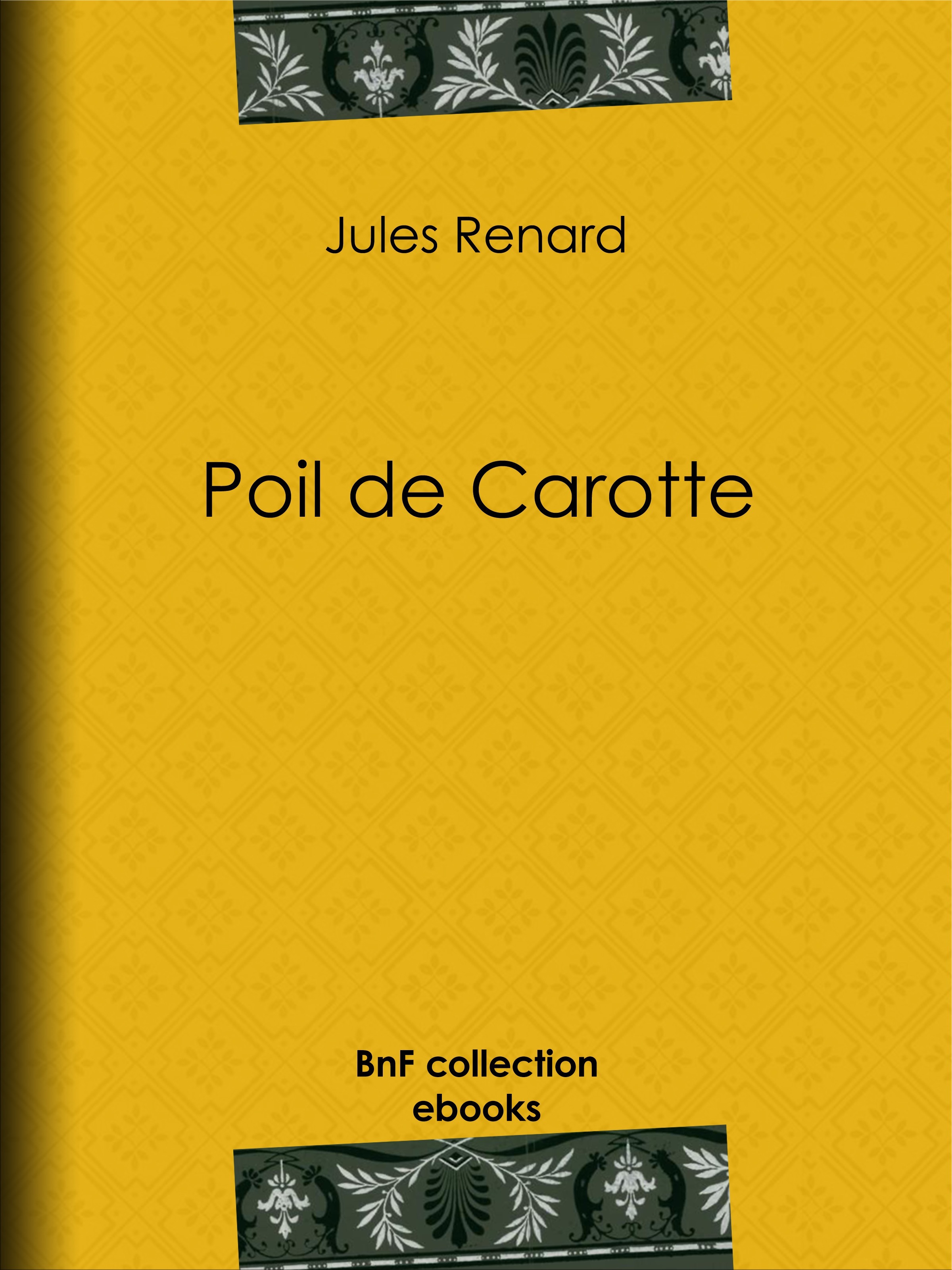 Couverture ebook de Poil de Carotte, de Jules Renard