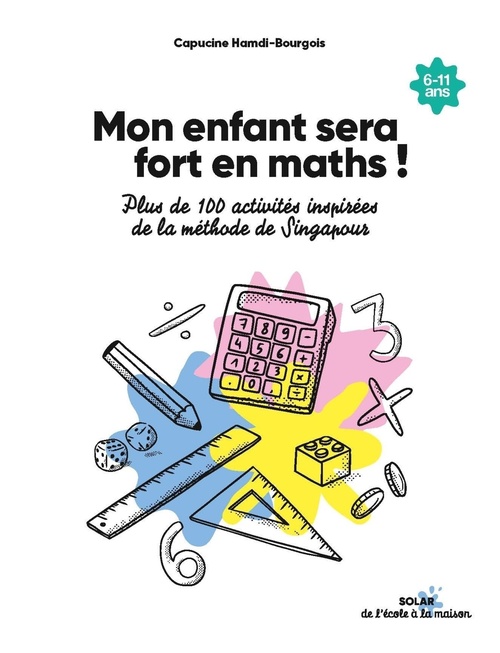 Couverture ebook de Mon enfant sera fort en maths, de Capucine Hamdi Bourgois