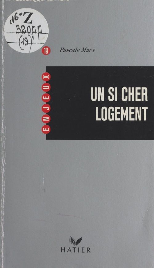 ebook cover of Un si cher logement, by Maes-P