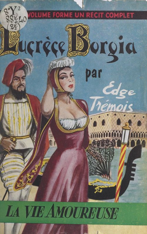 Couverture ebook de Lucrèce Borgia, de Edge Tremois