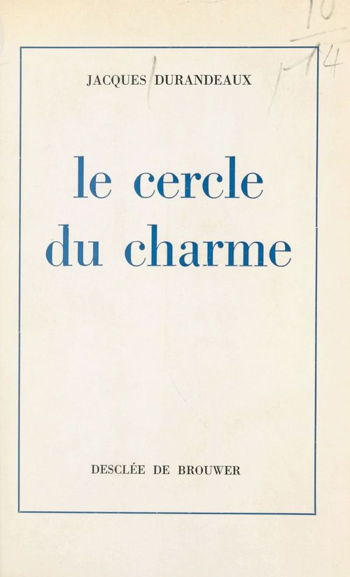 Couverture ebook de Le cercle du charme, de Jacques Durandeaux