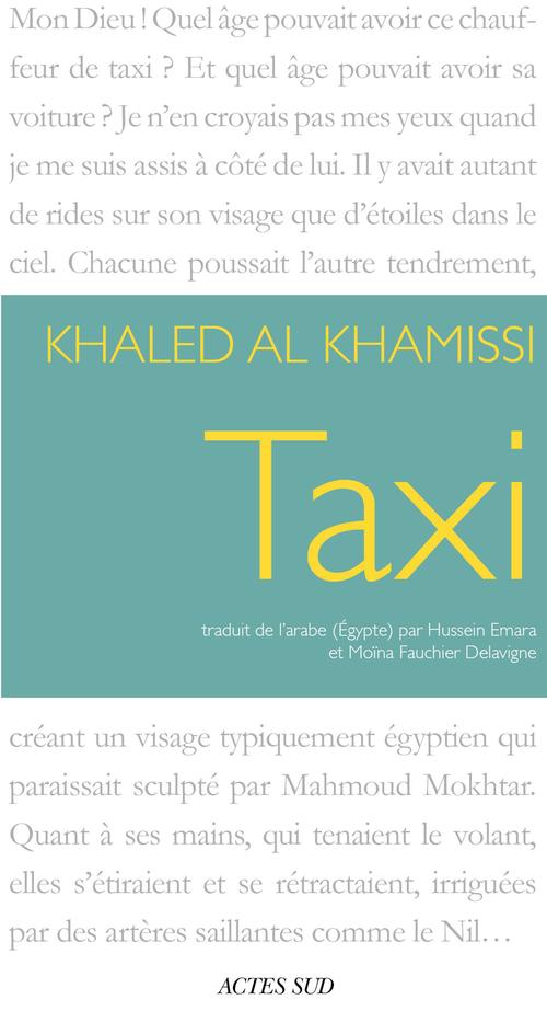ebook cover of Taxi, by Khaled Al khamissi, Hussein Emara