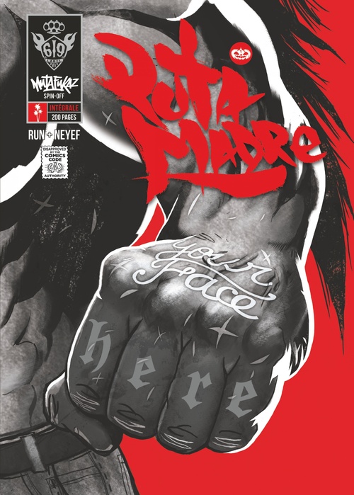 Couverture ebook de Mutafukaz Puta Madre, de Run