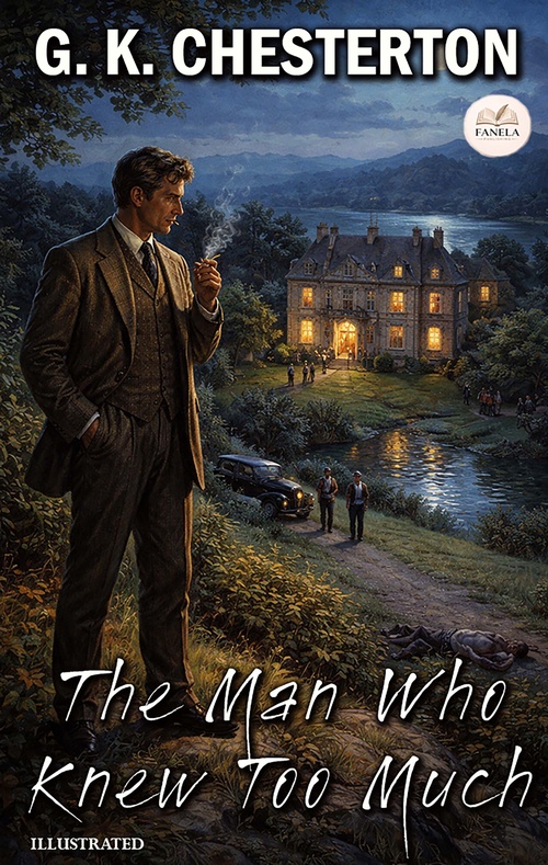 Couverture ebook de The Man Who Knew Too Much. Illustrated, de G. K. Chesterton