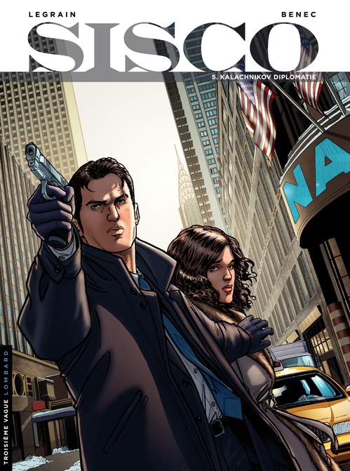 Couverture ebook de Sisco - Tome 5 - Kalachnikov diplomatie, de Benec, Thomas Legrain