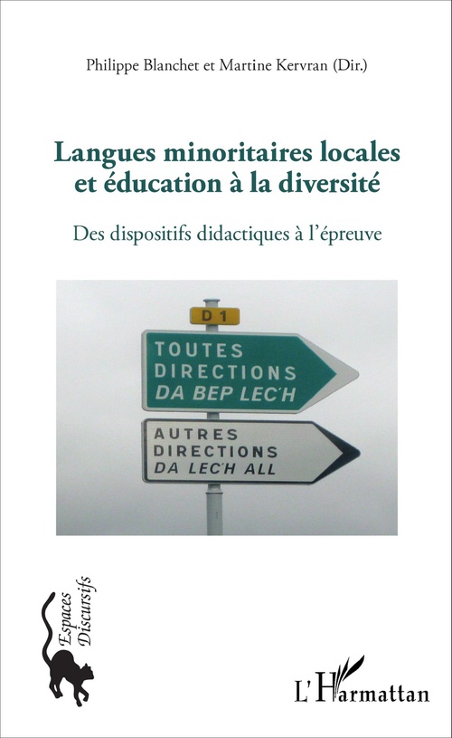 Couverture ebook de Langues minoritaires locales et éducation à la diversité, de Philippe Blanchet, Martine Kervran