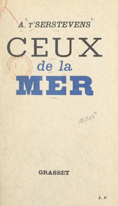 Couverture ebook de Ceux de la mer, de Albert T'serstevens