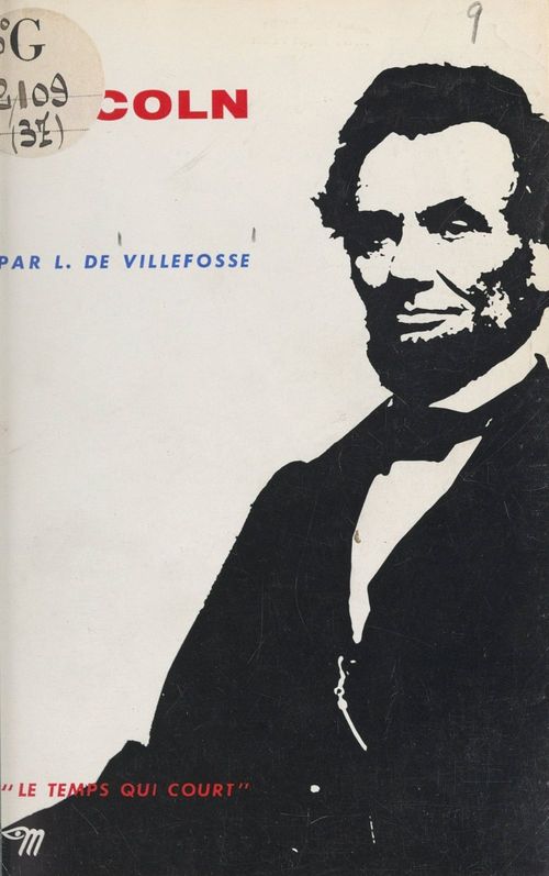 ebook cover of Lincoln, by Louis De Villefosse