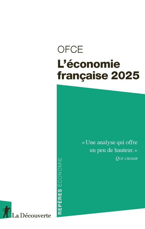 Couverture ebook de L'économie française 2025, de OFCE (Observatoire français des conjonctures économiques)
