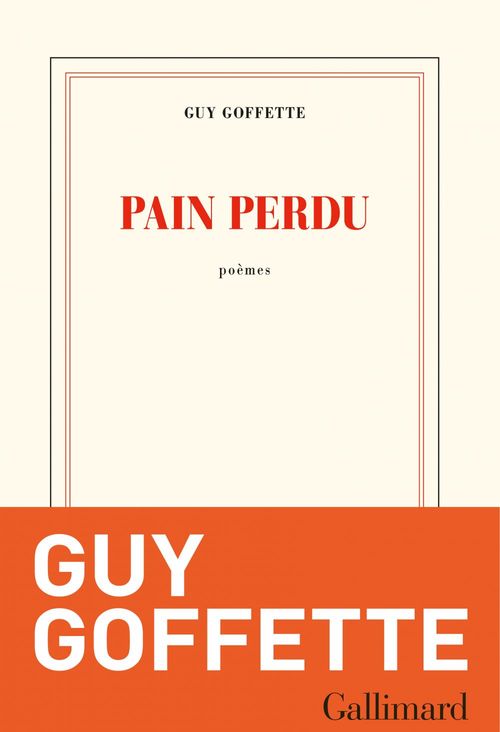 ebook cover of Pain perdu, by Guy Goffette